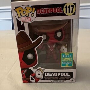 Funko Pop Marvel Deadpool 117 with Cowboy Hat